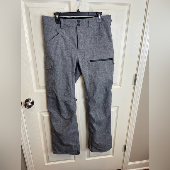 Burton Waterproof Snowboard Pants Gray Men's Medium - Picture 1 of 16